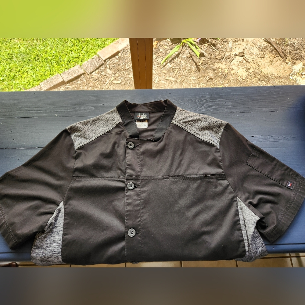 Black and Gray Chef Shirt